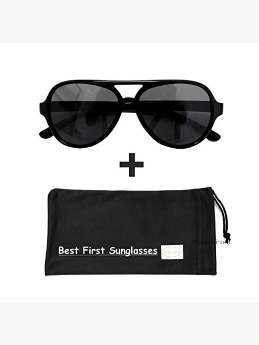 Toddler Aviator Sunglasses Ages 2-4 Flexible Silicone UV Protection